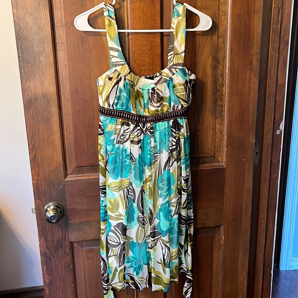 Short flowered dress
